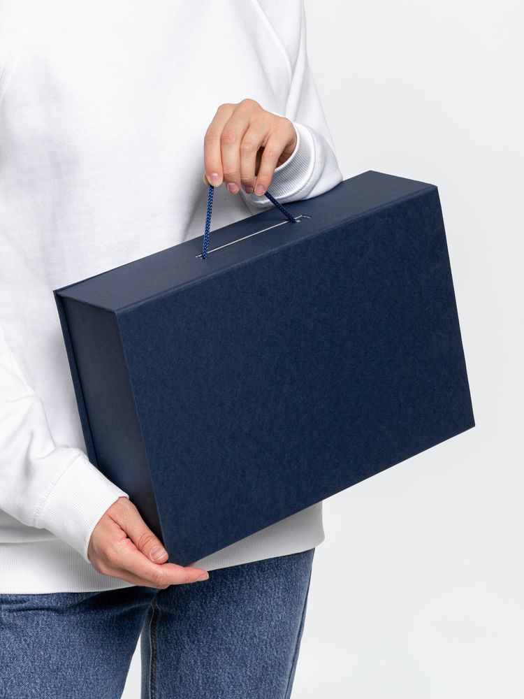 Коробка Case, подарочная, синяя Коробка Case, подарочная, синяя