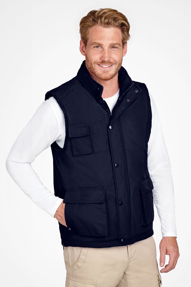 Жилет Wells, темно-синий