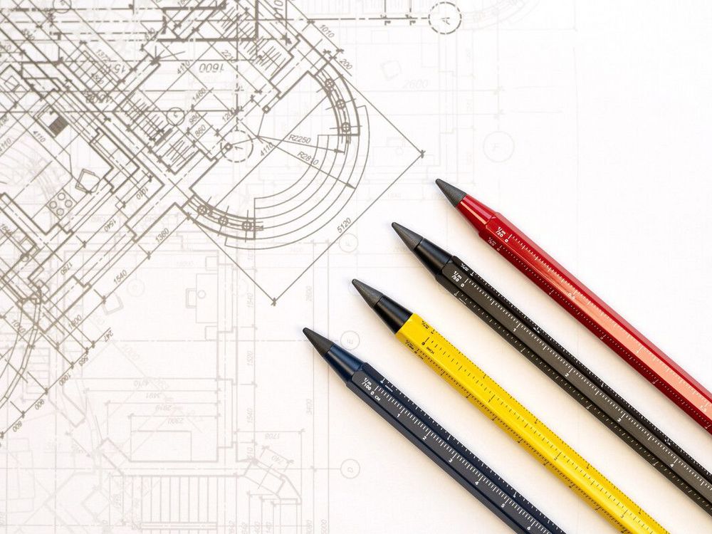 Вечный карандаш Construction Endless, красный Вечный карандаш Construction Endless, красный
