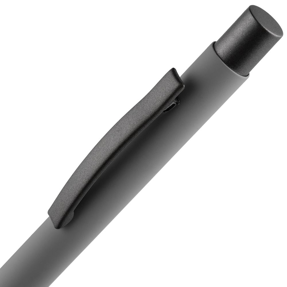 Ручка шариковая Atento Soft Touch, серая Ручка шариковая Atento Soft Touch, серая