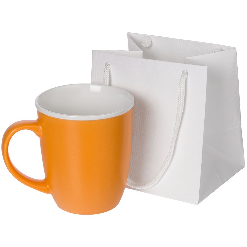 Пакет бумажный под кружку Cupfull, белый Пакет бумажный под кружку Cupfull, белый