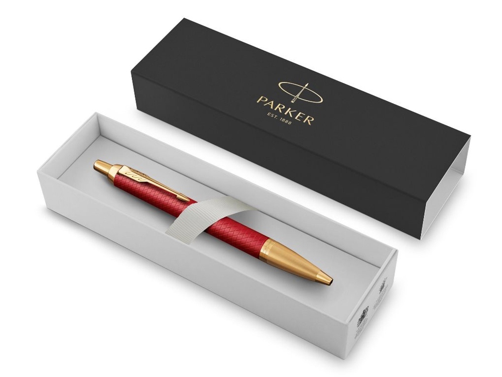 Шариковая ручка Parker IM Premium K318 Red GT, стержень: M, цвет чернил: blue, в подарочной упаковке. Шариковая ручка Parker IM Premium K318 Red GT, стержень: M, цвет чернил: blue, в подарочной упаковке.