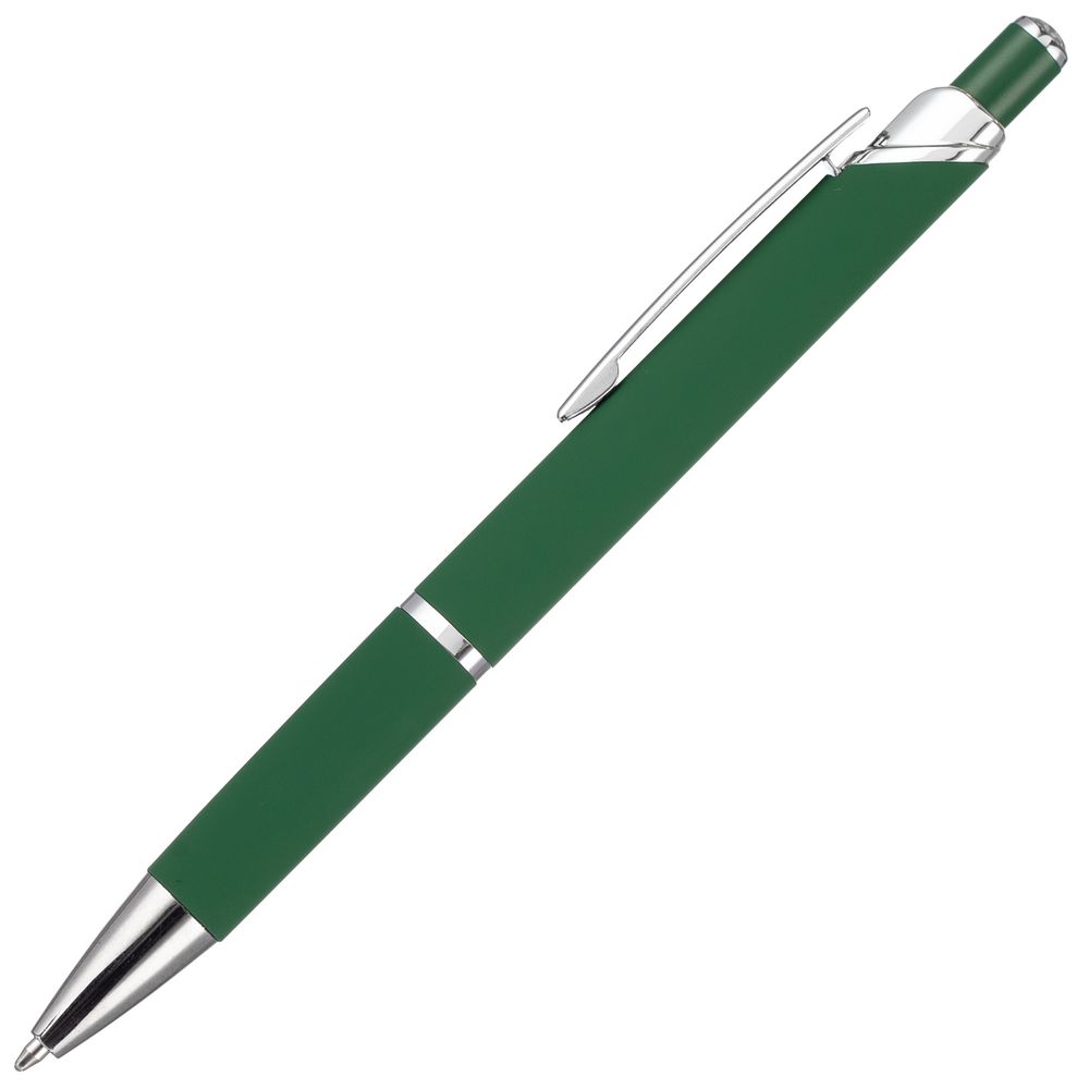 Ручка шариковая Chromos Soft Touch, зеленая Ручка шариковая Chromos Soft Touch, зеленая