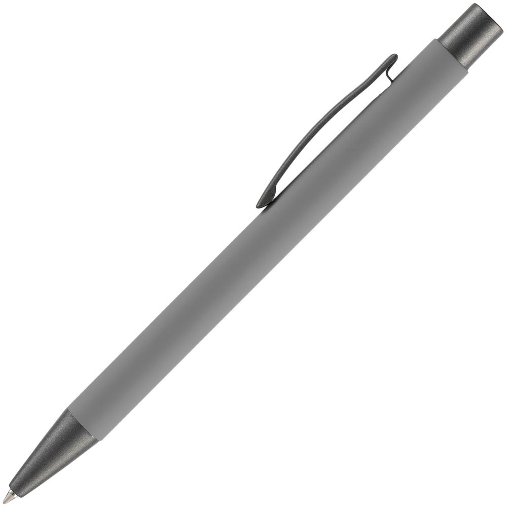 Ручка шариковая Atento Soft Touch, серая Ручка шариковая Atento Soft Touch, серая