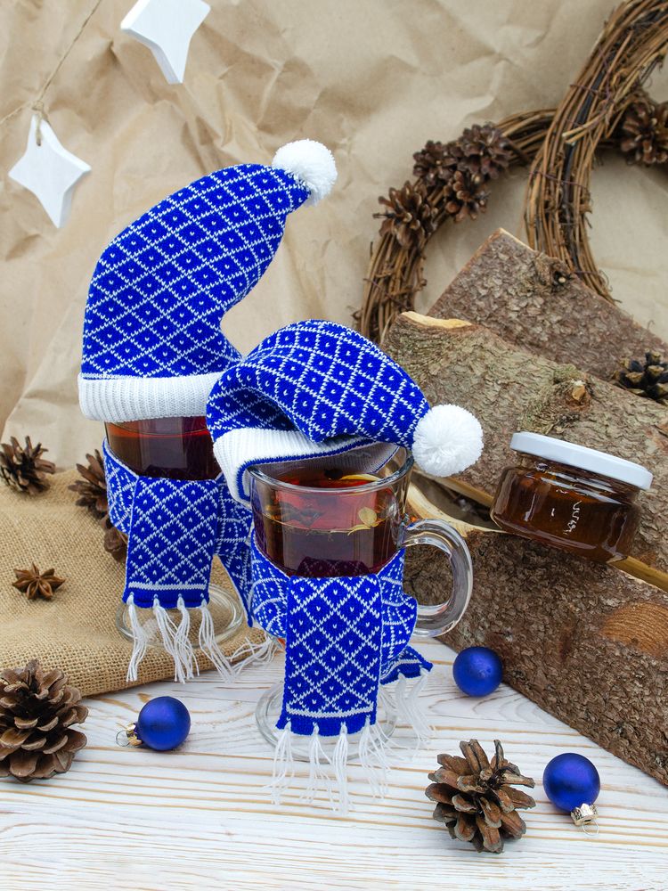Шарфик на игрушку Dress Cup, синий Шарфик на игрушку Dress Cup, синий