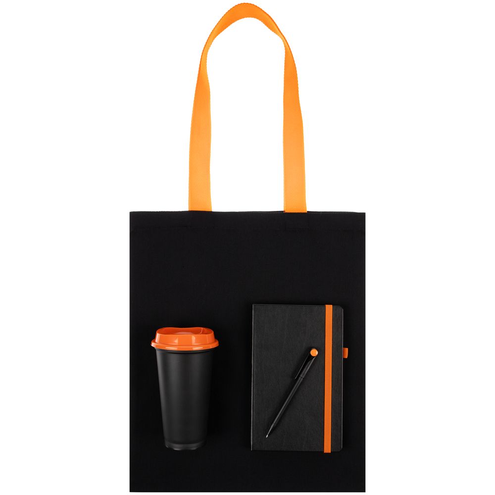 Набор Velours Bag, черный с оранжевым Набор Velours Bag, черный с оранжевым