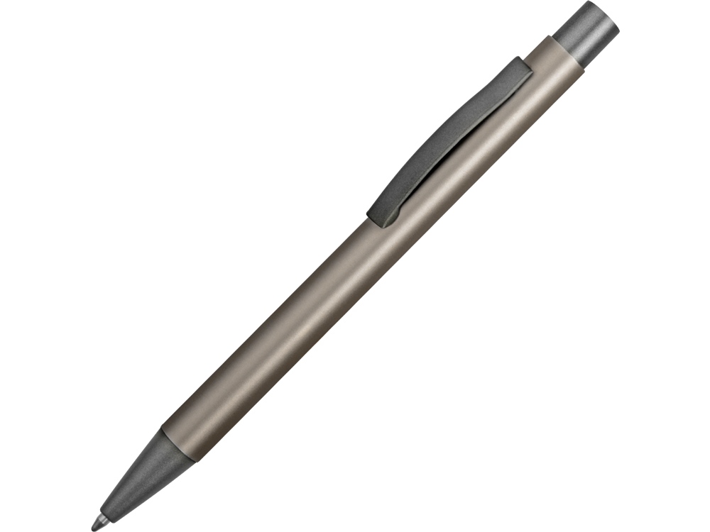 Ручка металлическая soft-touch шариковая Tender, серо-стальной Ручка металлическая soft-touch шариковая Tender, серо-стальной