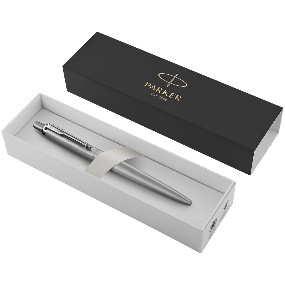 Ручка шариковая Parker Jotter XL Monochrome Grey, серебристая Ручка шариковая Parker Jotter XL Monochrome Grey, серебристая