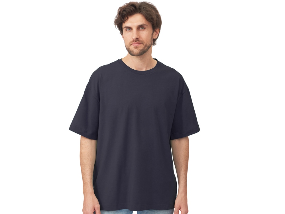 Футболка оверсайз Vienna унисекс , темно-синий