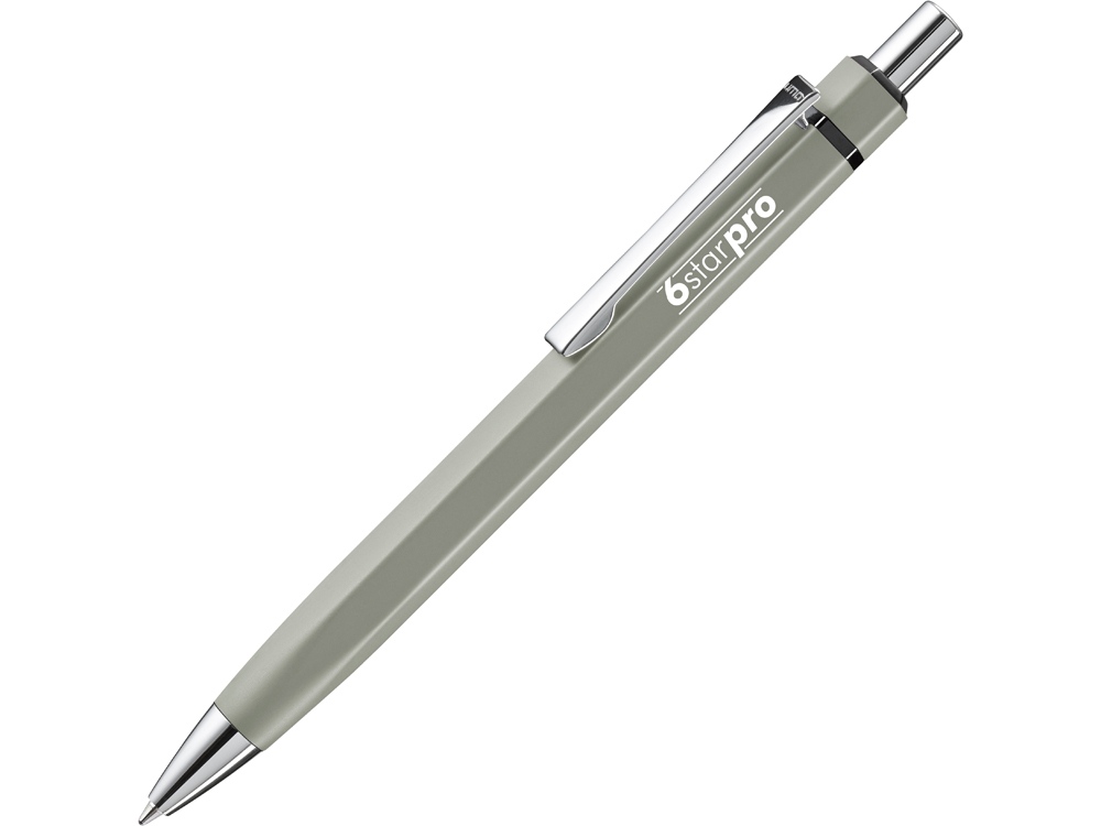 Ручка шариковая шестигранная UMA Six, серый Ручка шариковая шестигранная UMA Six, серый