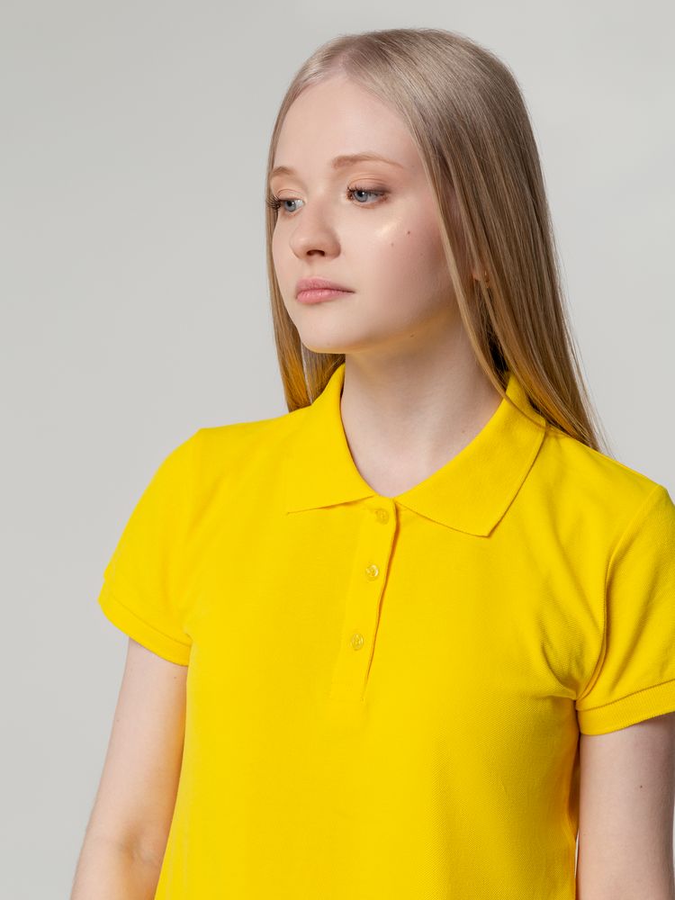 Рубашка поло женская Virma Lady, желтая Рубашка поло женская Virma Lady, желтая