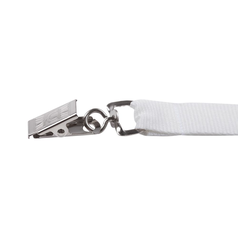 Лента для бейджа Neckband, белая Лента для бейджа Neckband, белая