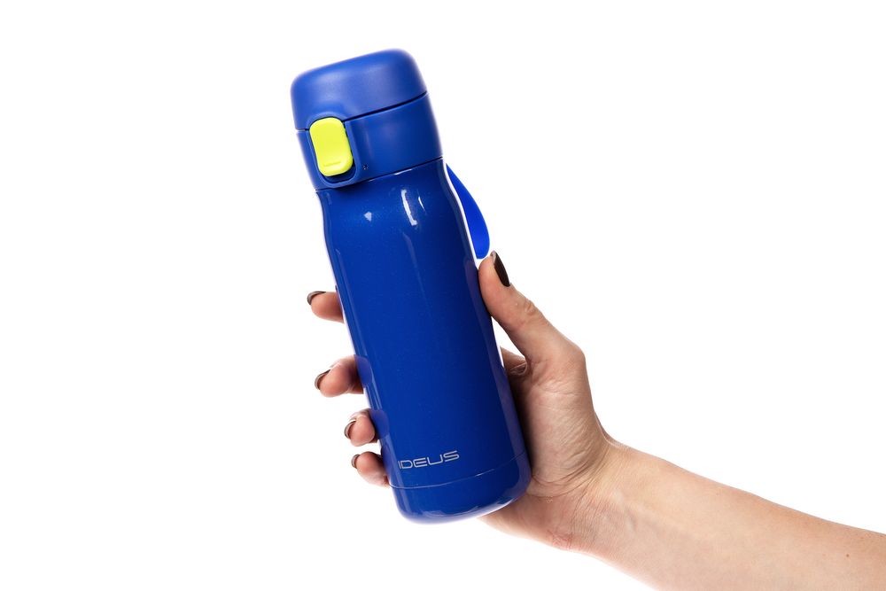 Термобутылка One Touch, синяя Термобутылка One Touch, синяя