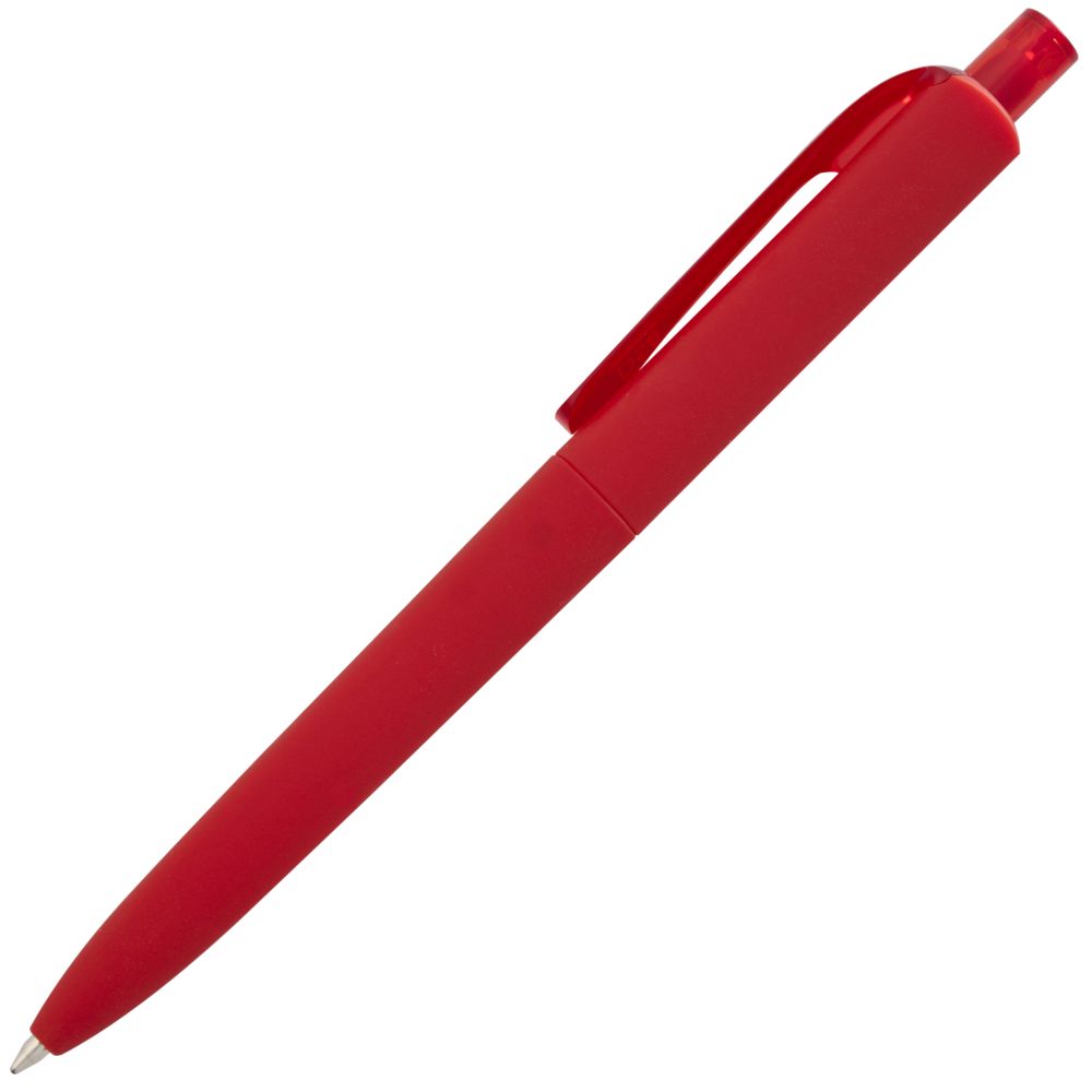 Ручка шариковая Prodir DS8 PRR-Т Soft Touch, красная Ручка шариковая Prodir DS8 PRR-Т Soft Touch, красная