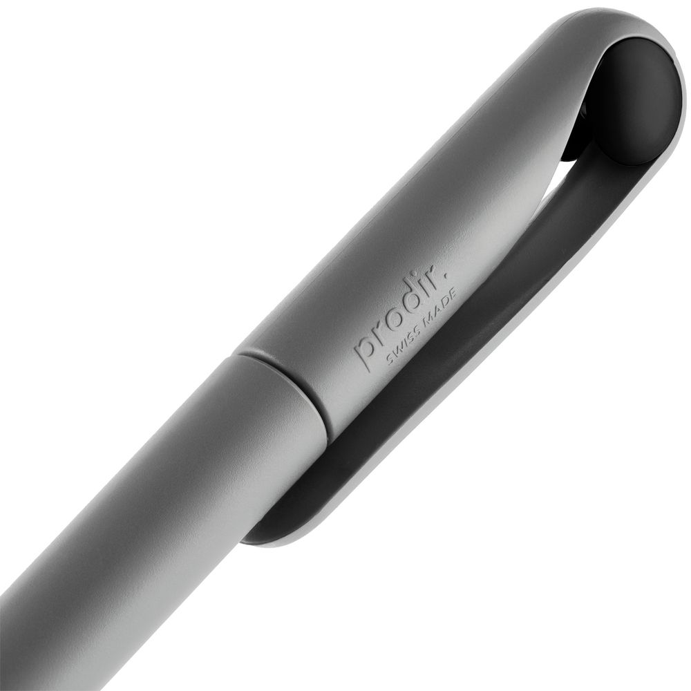 Ручка шариковая Prodir DS1 TMM Dot, серая с черным Ручка шариковая Prodir DS1 TMM Dot, серая с черным