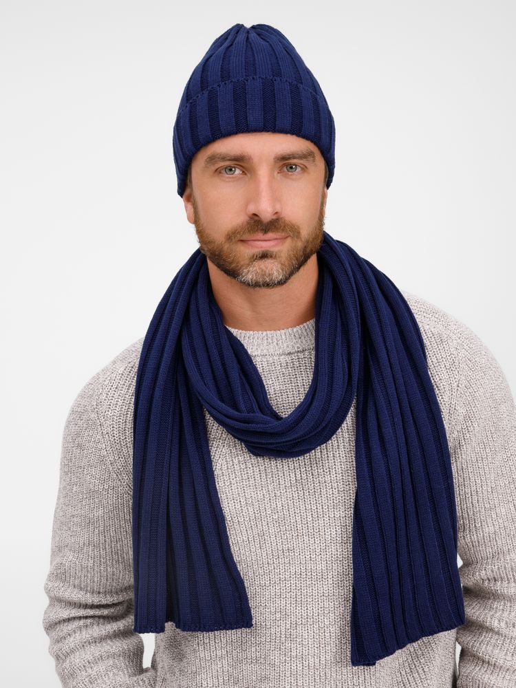 Шарф Metelitsa, темно-синий (сапфир)