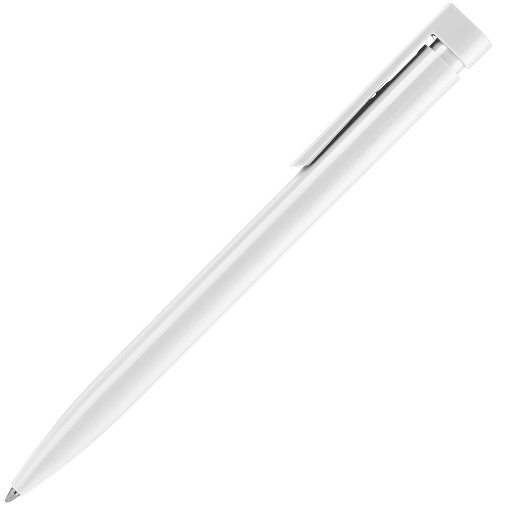 Ручка шариковая Liberty Polished, белая Ручка шариковая Liberty Polished, белая
