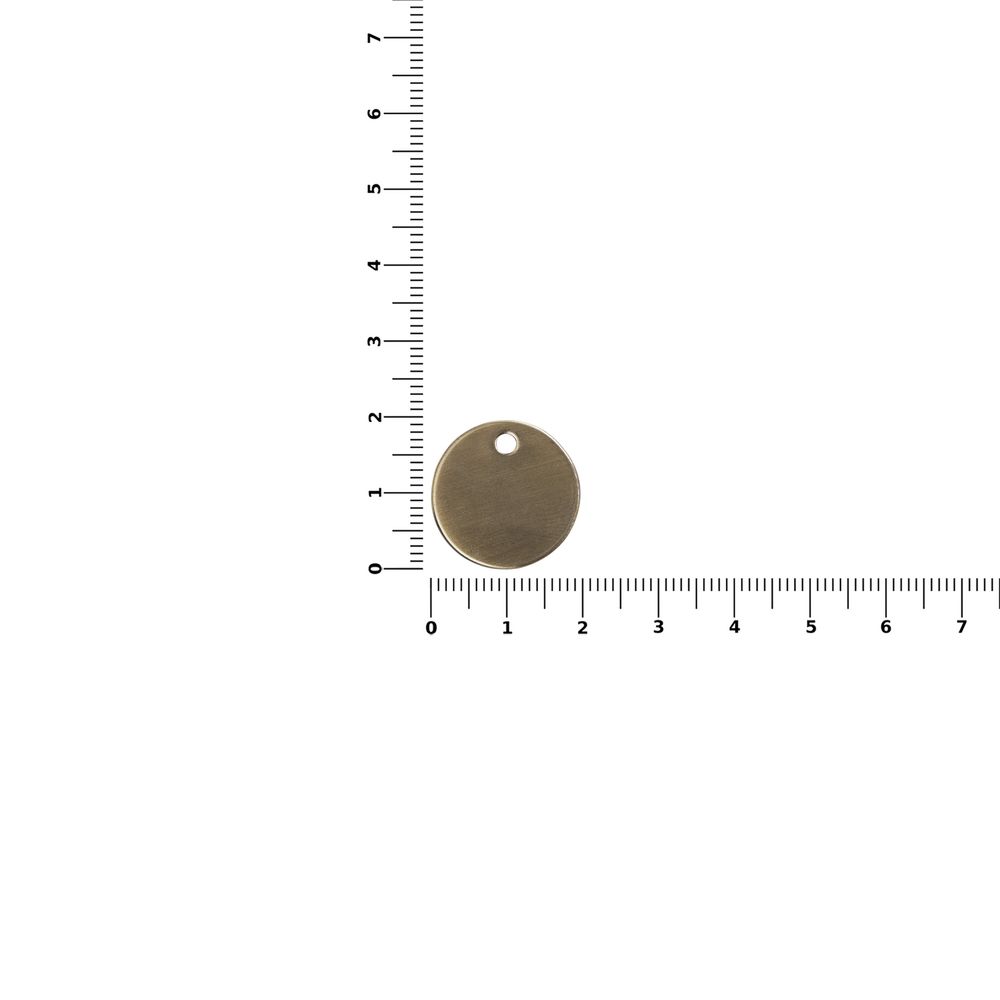 Шильдик металлический Alfa Sirkel, бронзовый