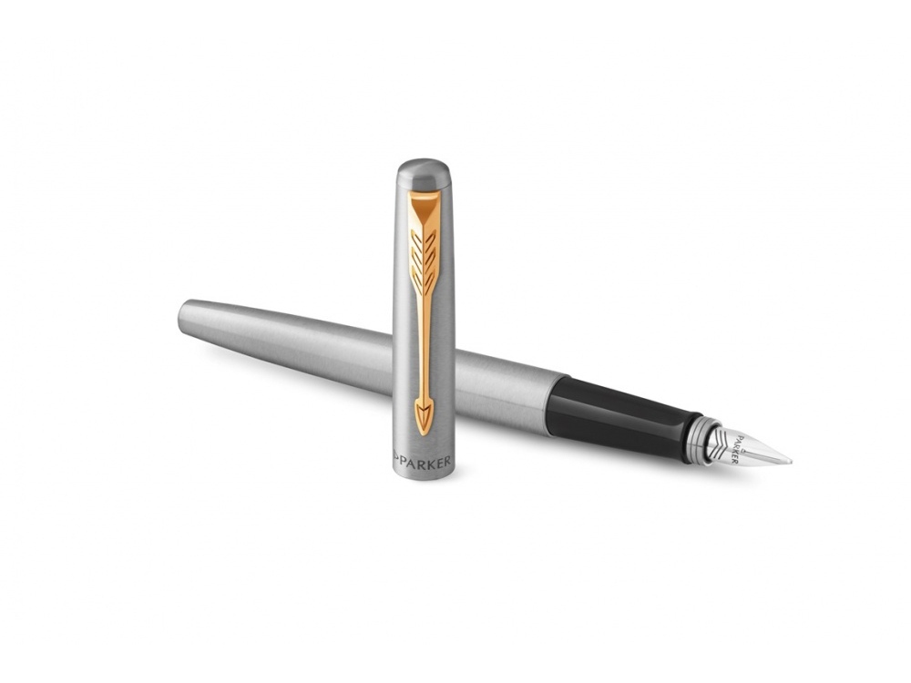 Перьевая ручка Parker Jotter Stainless Steel GT, Mblue Перьевая ручка Parker Jotter Stainless Steel GT, Mblue