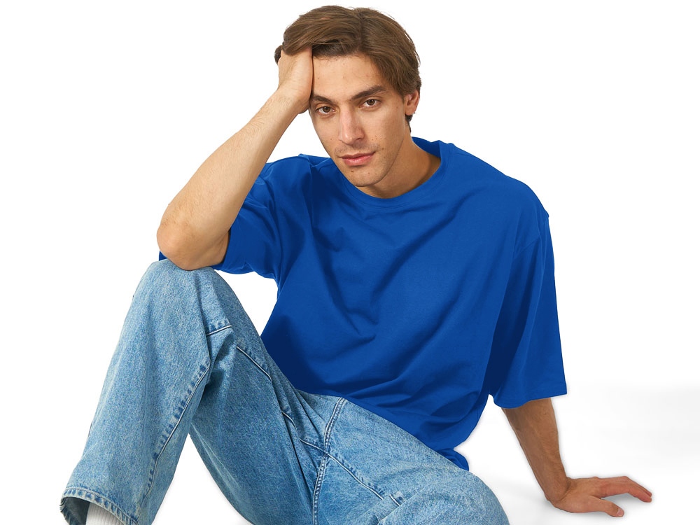 Футболка Berlin к/р оверсайз, 100% хлопок, 180гр, классический синий