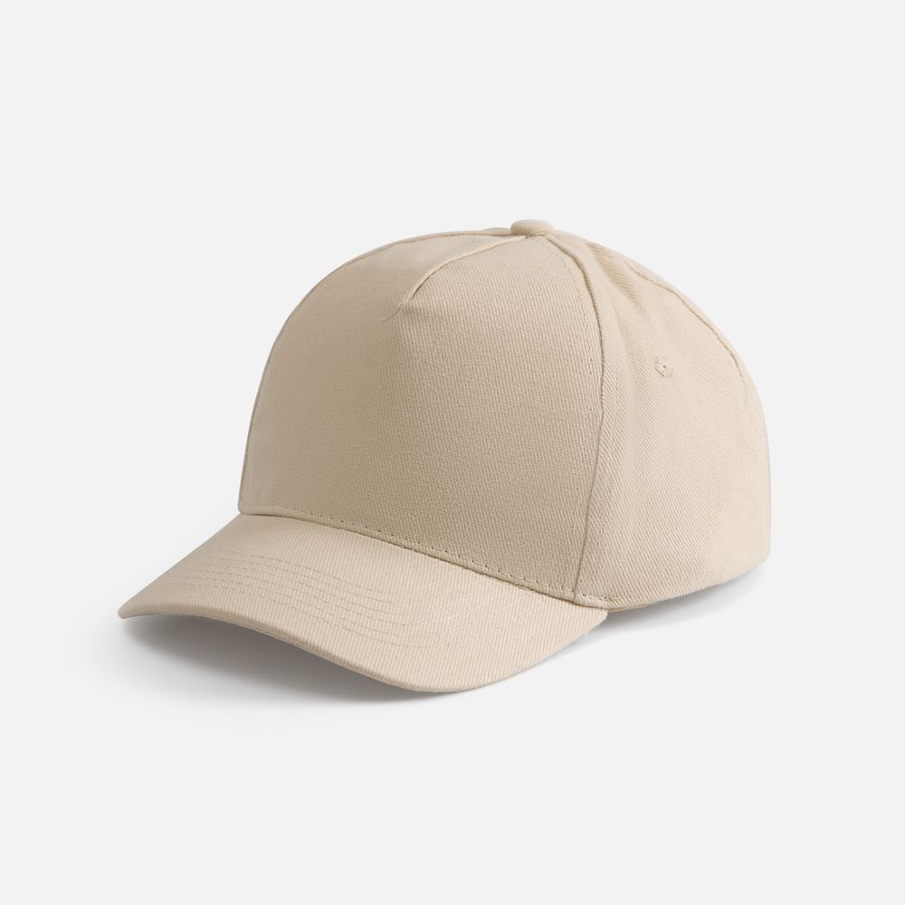 Бейсболка Long Beach, бежевая