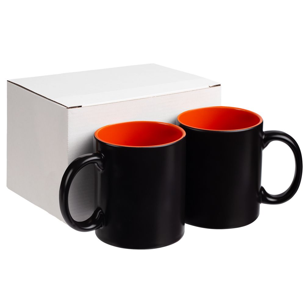 Коробка Couple Cup под 2 кружки, большая, белая Коробка Couple Cup под 2 кружки, большая, белая