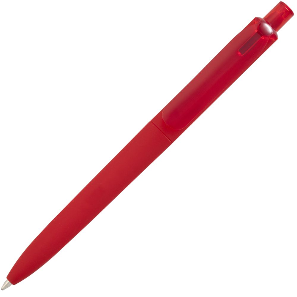 Ручка шариковая Prodir DS8 PRR-Т Soft Touch, красная Ручка шариковая Prodir DS8 PRR-Т Soft Touch, красная