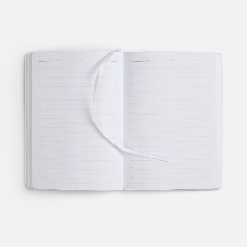 Ежедневник Tact, недатированный, белый