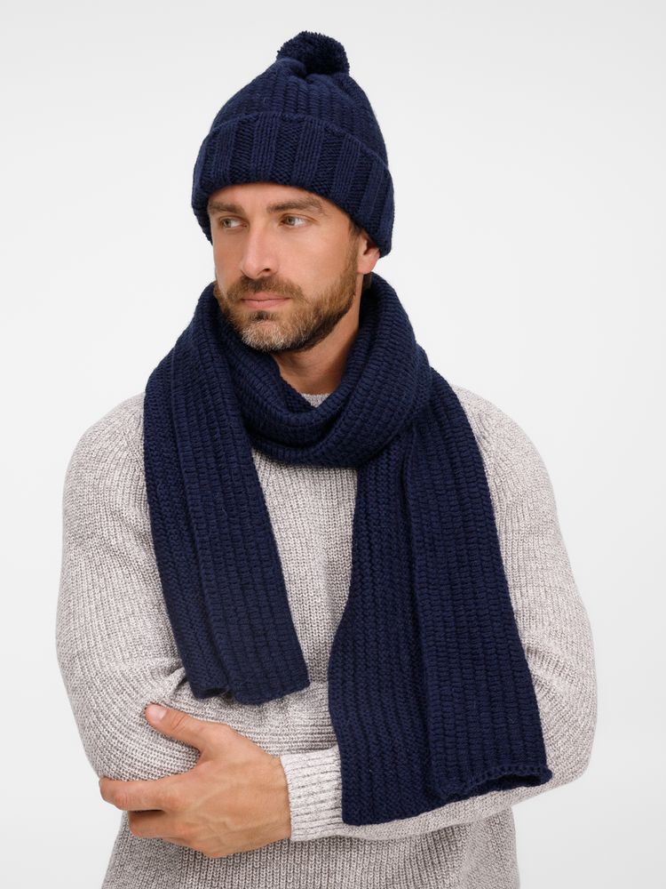 Шарф Frissonelle, темно-синий