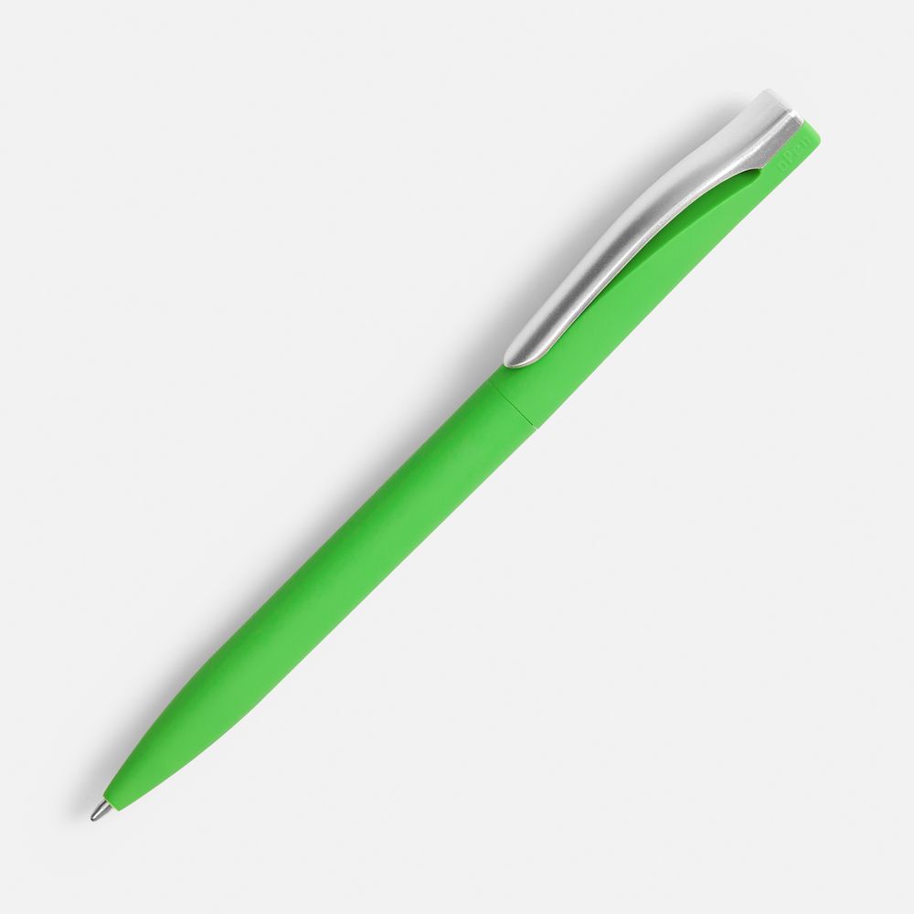 Ручка шариковая Pin Soft Touch, зеленая Ручка шариковая Pin Soft Touch, зеленая