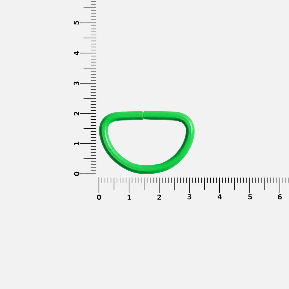 Полукольцо Semiring, L, зеленый неон