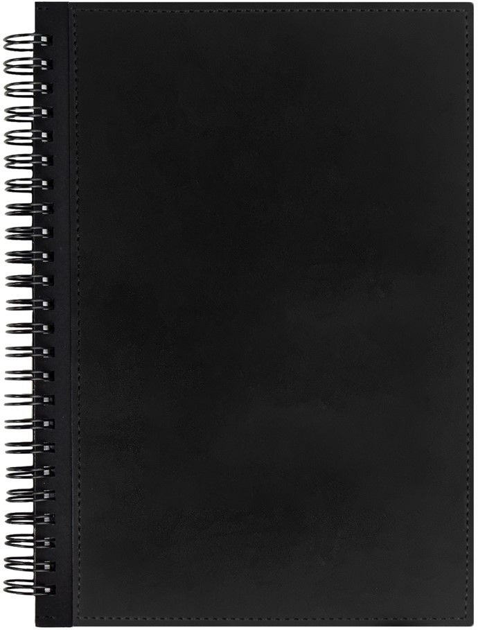 Ежедневник Notera Maxi, недатированный, черный