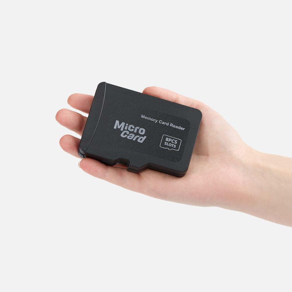 Футляр для карт памяти и SIM-карт Multitask, черный