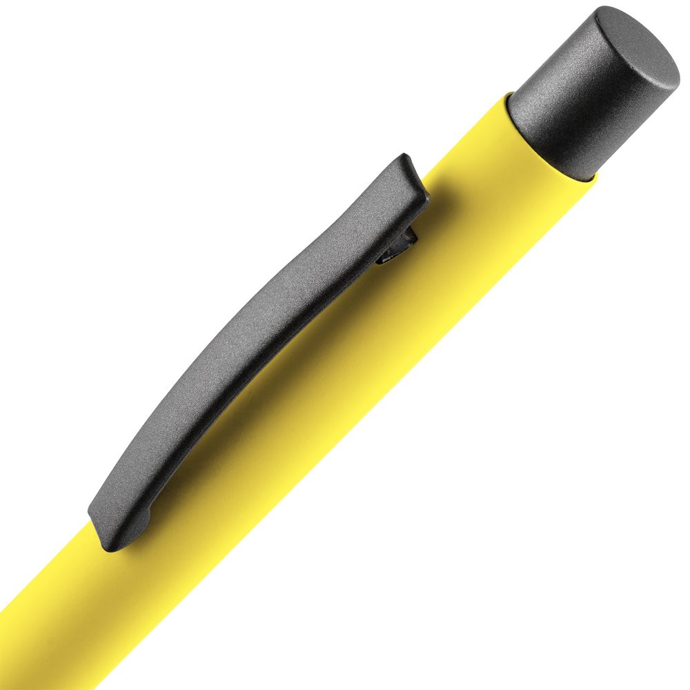 Ручка шариковая Atento Soft Touch, желтая Ручка шариковая Atento Soft Touch, желтая