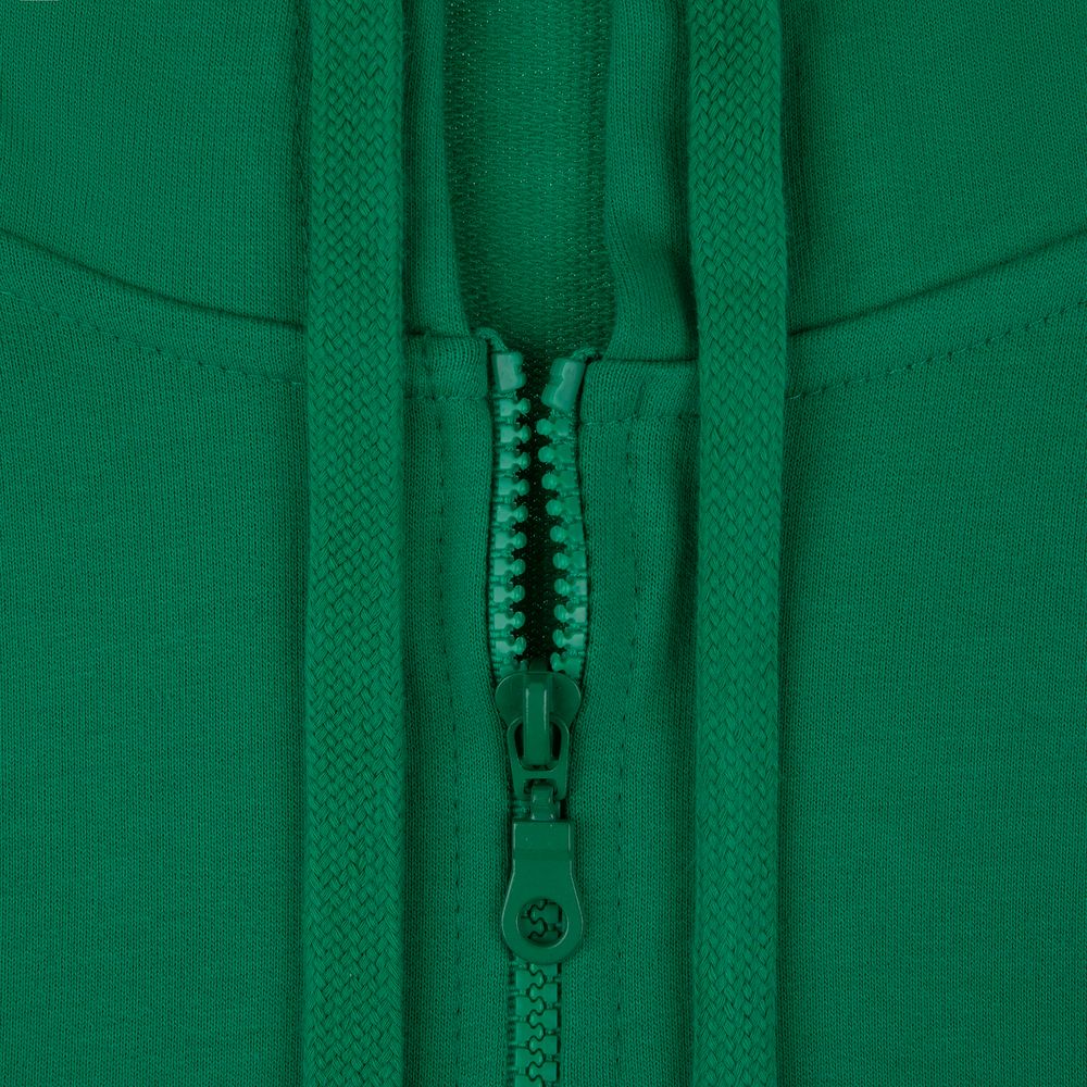 Толстовка на молнии с капюшоном Siverga 2.0, зеленая