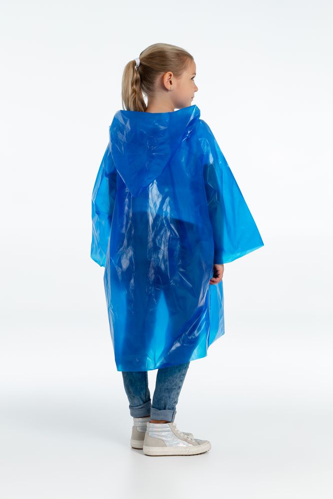 Дождевик-плащ детский BrightWay Kids, синий Дождевик-плащ детский BrightWay Kids, синий