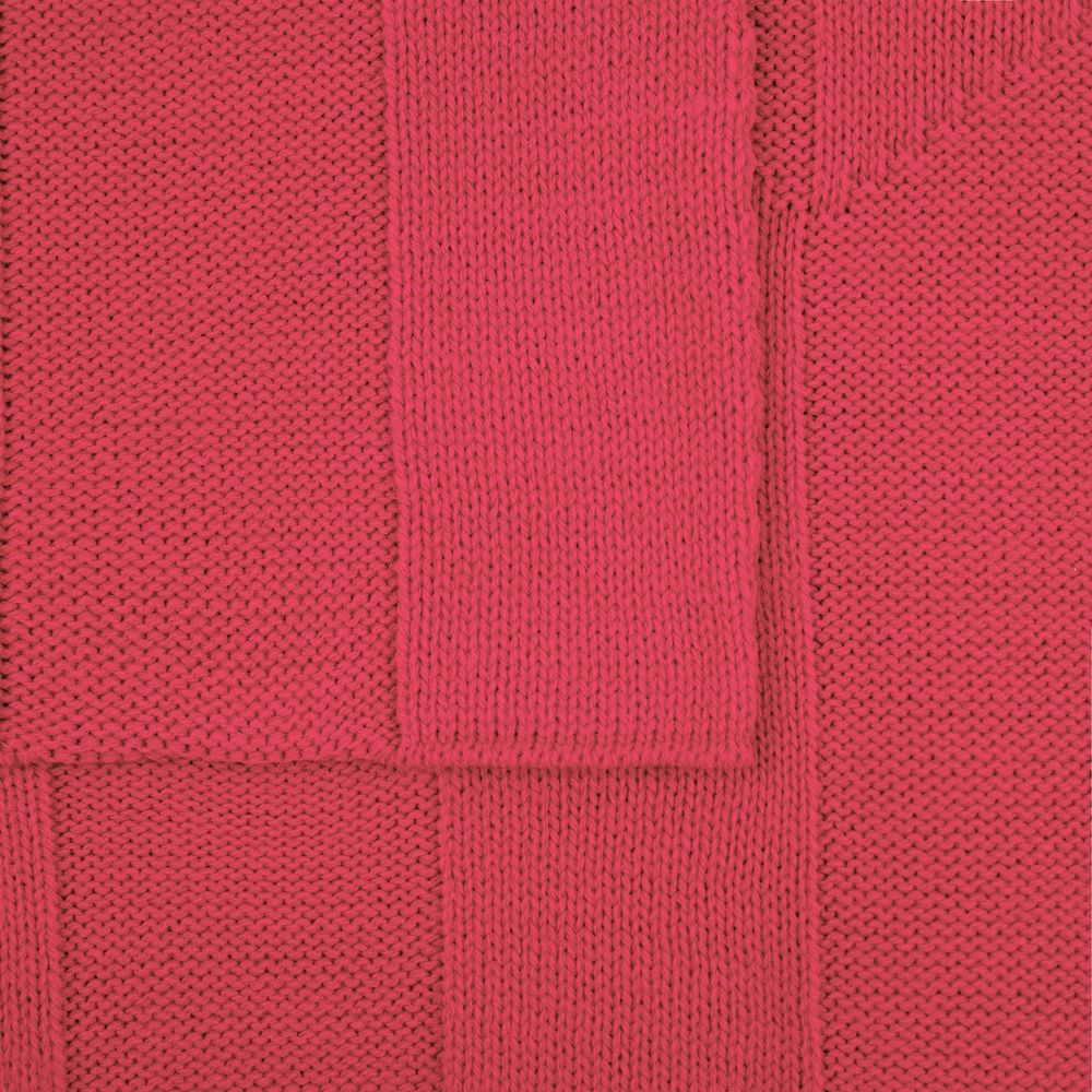 Плед Rombus, темно-розовый (коралл)