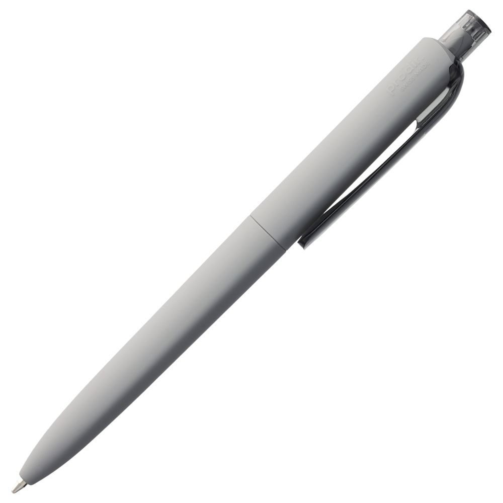Ручка шариковая Prodir DS8 PRR-T Soft Touch, серая Ручка шариковая Prodir DS8 PRR-T Soft Touch, серая