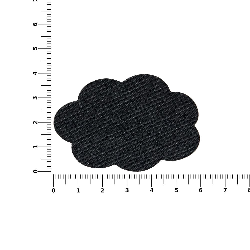 Наклейка тканевая Lunga Calum, L, черная