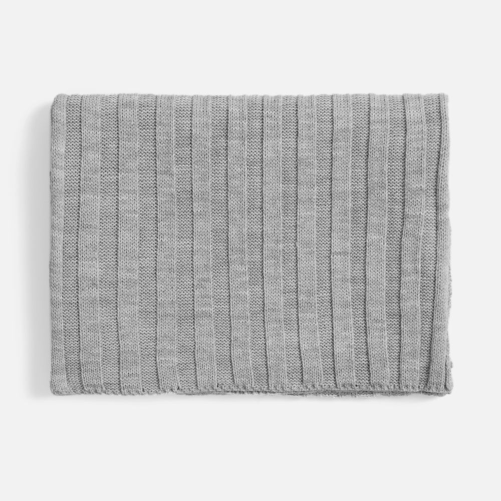 Шарф Metelitsa, серебристо-серый меланж