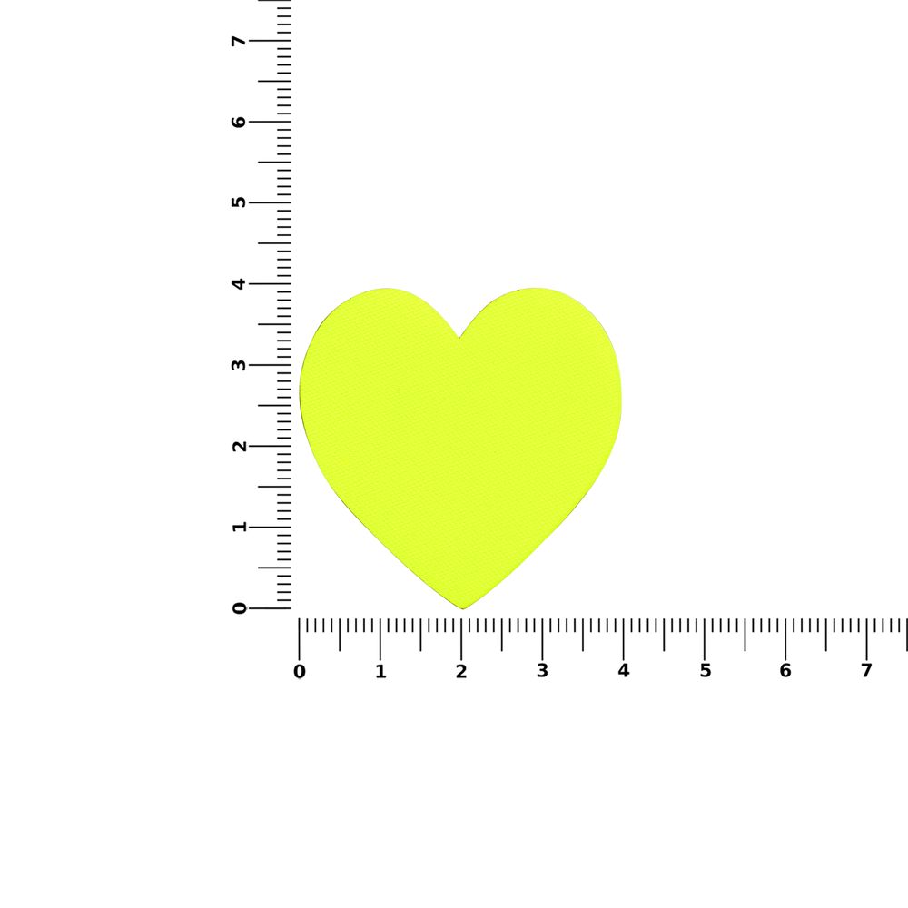 Наклейка тканевая Lunga Сor, M, желтый неон