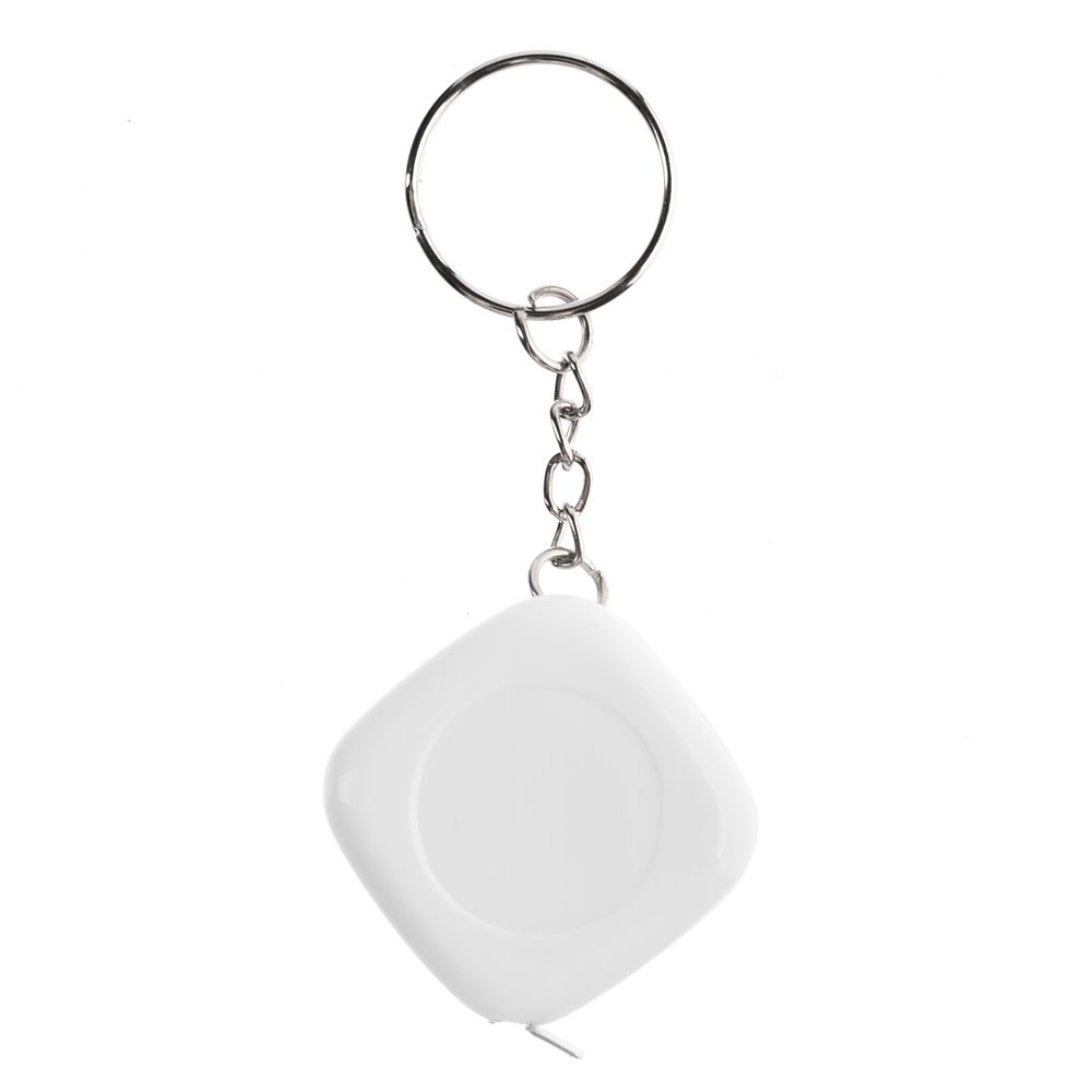 Брелок с рулеткой Metric, белый