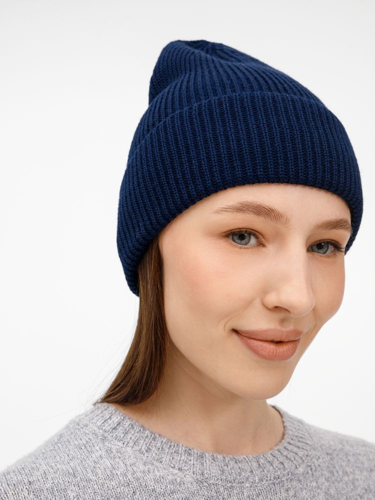 Шапка Nobilis Mono, темно-синяя