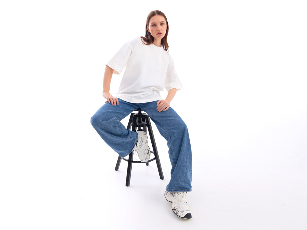 Футболка оверсайз Beta.01 унисекс, молочный