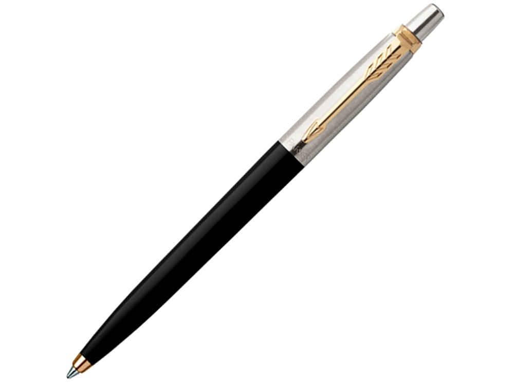 Шариковая ручка Parker Jotter K160, цвет: Black/GT, стержень: F, цвет чернил: blue, в подарочной упаковке. Шариковая ручка Parker Jotter K160, цвет: Black/GT, стержень: F, цвет чернил: blue, в подарочной упаковке.