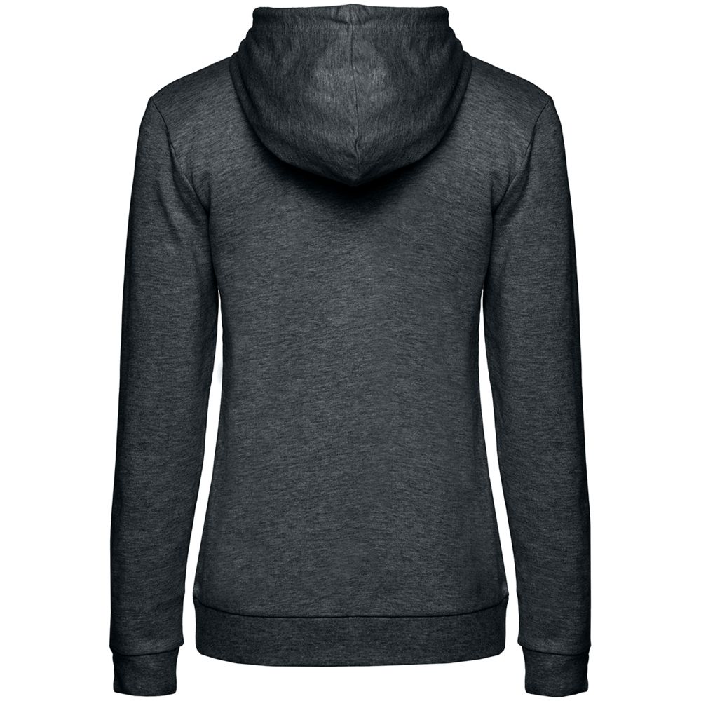 Толстовка с капюшоном женская Hoodie, серый меланж (антрацит) Толстовка с капюшоном женская Hoodie, серый меланж (антрацит)