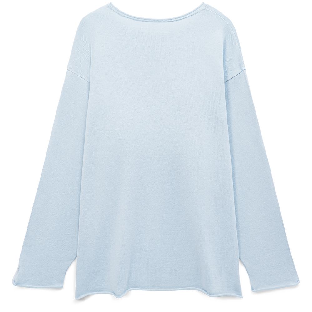 Лонгслив унисекс Siluetti Fuori, светло-голубой