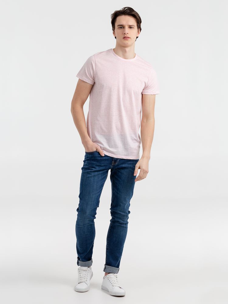 Футболка мужская Regent Fit 150, розовый меланж Футболка мужская Regent Fit 150, розовый меланж