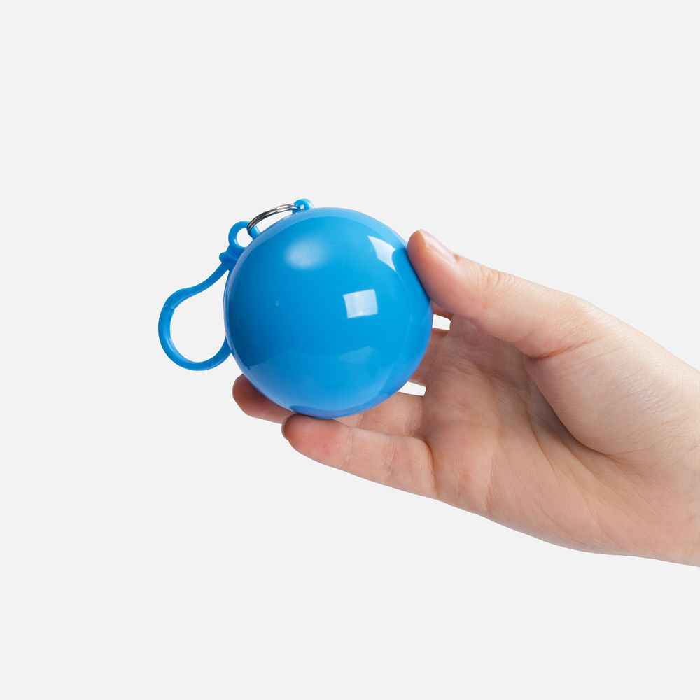 Дождевик в круглом футляре Nimbus, голубой
