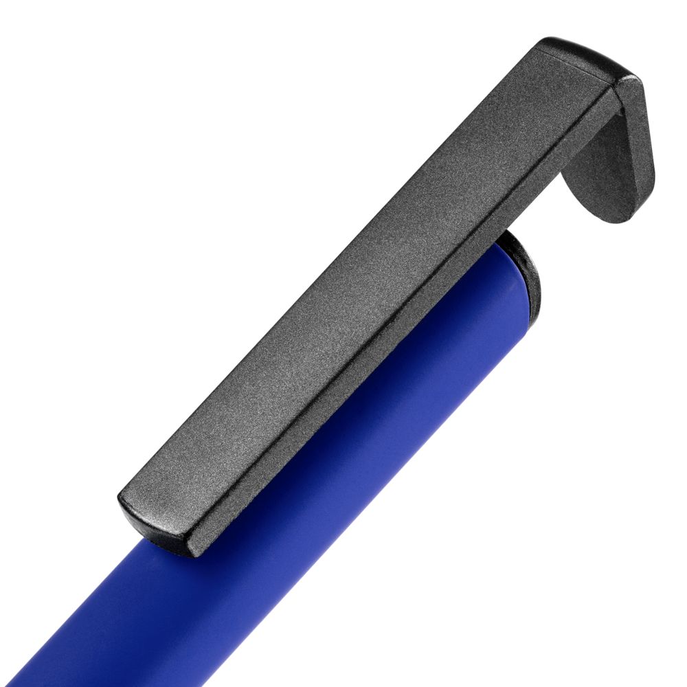 Ручка шариковая Standic с подставкой для телефона, синяя Ручка шариковая Standic с подставкой для телефона, синяя